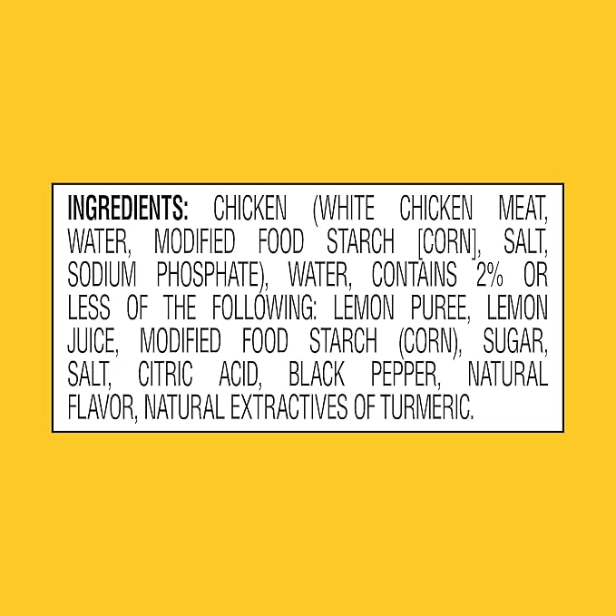 StarKist Chicken Creation Zesty Lemon Pepper, Single Serve Pouch, 2.6 oz