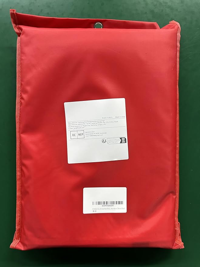 FLASLD Fire Blanket for Home and Kitchen, Fiberglass Fire Blankets Emergency for People, Flame