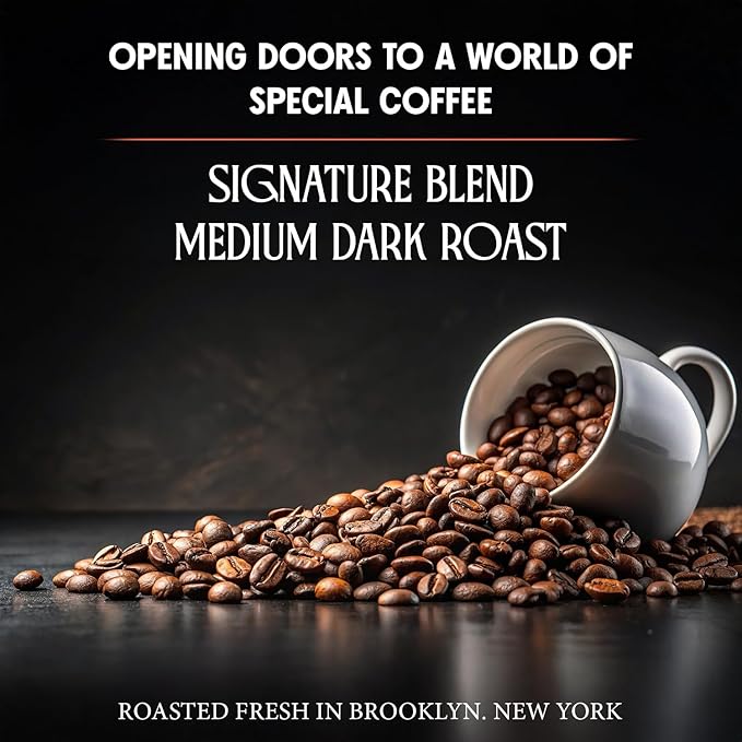 Forza Whole Bean Coffee, Medium Dark Roast Coffee Beans Bold Flavor with Dark Chocolate, Hazelnuts