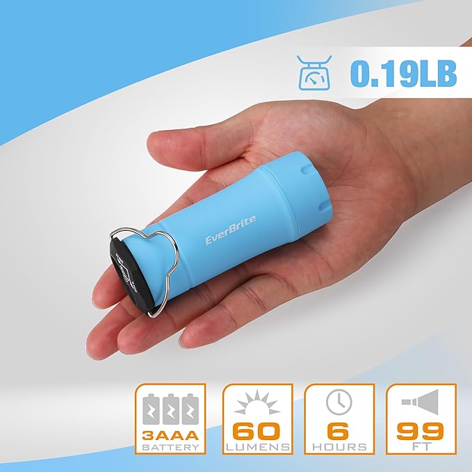 EverBrite 2-in-1 Mini Lanterns and Flashlights, Zoomable Flashlight Lantern Combo with 3 Modes