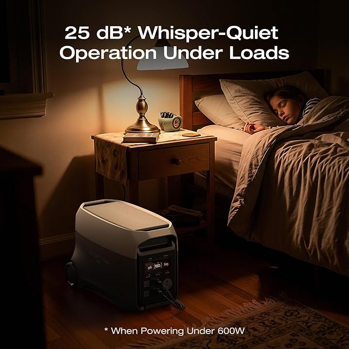 EF EcoFlow DELTA 3 Ultra Portable Power Station, 3072Wh LiFePO4 Battery, 3600W (Surge 7200W) Output