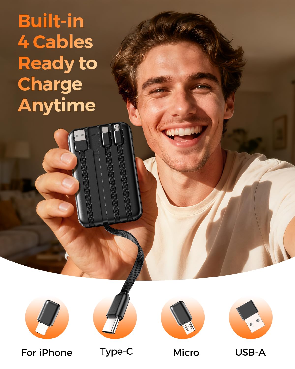 Zmmyuluo Portable Power Bank - 10000mAh - product view 5