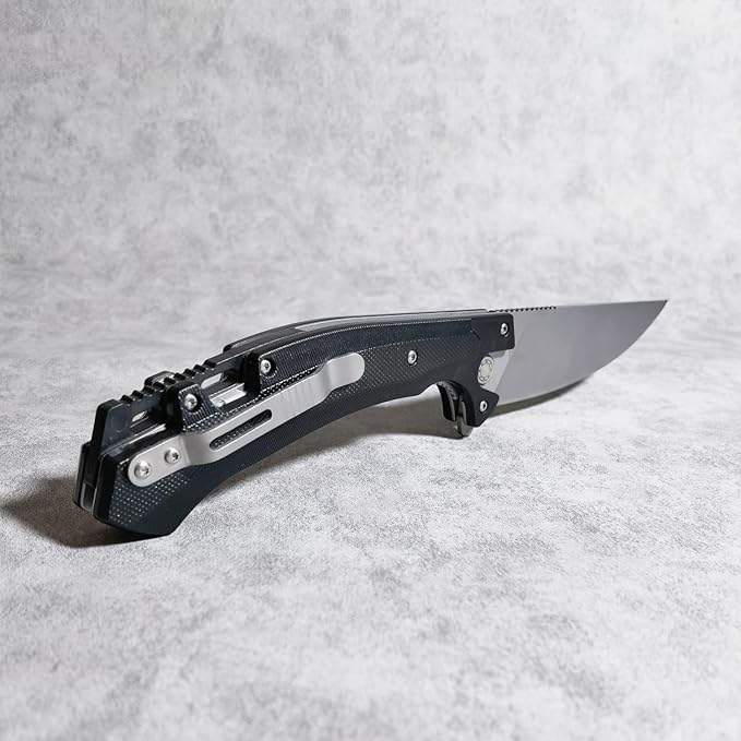 10 Inches Tactical Folding Knife - Multi-Functional Survival Knife for Camping, Hunting, Fishing