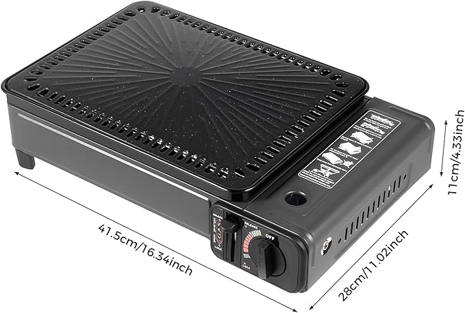 Portable Gas Grill Butane Stove,Portable Camping Grill Gas Stove,Butane Gas Stove,Free Standing BBQ