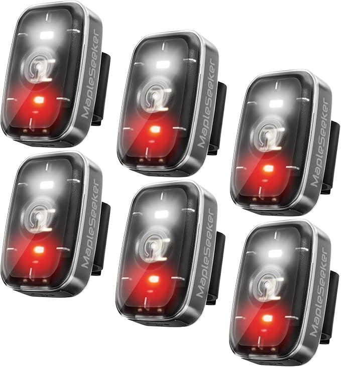 LED Safety Light, Clip On Strobe/Running Lights for Runners, Bike Tail Light with 5 Lighting Modes