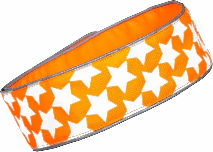 SafetyPUP XD Reflective Dog Collar ??Blaze Orange Dog Collar, Adjustable Closure for a High