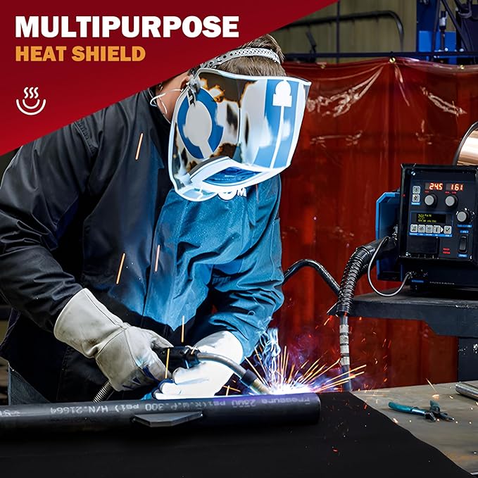 kanhiro Carbon Felt Welding Blanket Fireproof - 20" X 20" Heat Resistant Fabric 1800°F High Temp