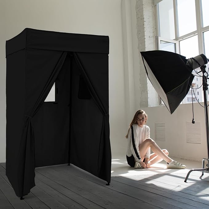 EAGLE PEAK Flex Compact 4x4 Pop-up Canopy Changing Room, Portable Privacy Dressing Room for Indoor