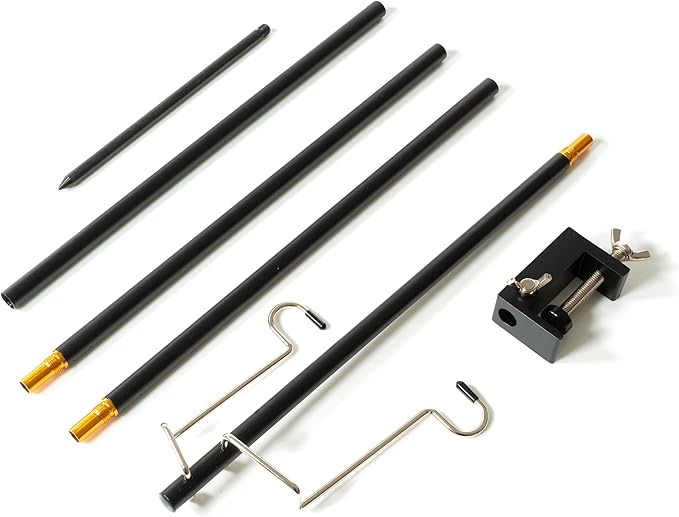 Phuma Camping Lantern Stand Hanging Pole for Portable Lamp - Folding Collapsible Outdoor Hanger