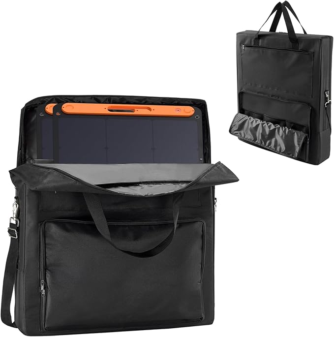 Solar Panel Storage Bag Compatible with Jackery Solar Panel 100 Watt,Padded Solar Panels Bag,Solar