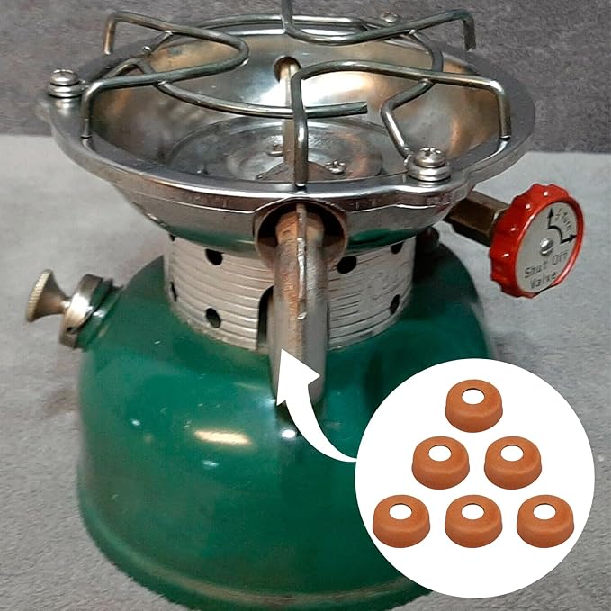 Lantern Accessories - 6 Pcs Leather Pump Cups for Coleman Gas Lantern 220 200 242 425 413 236 237