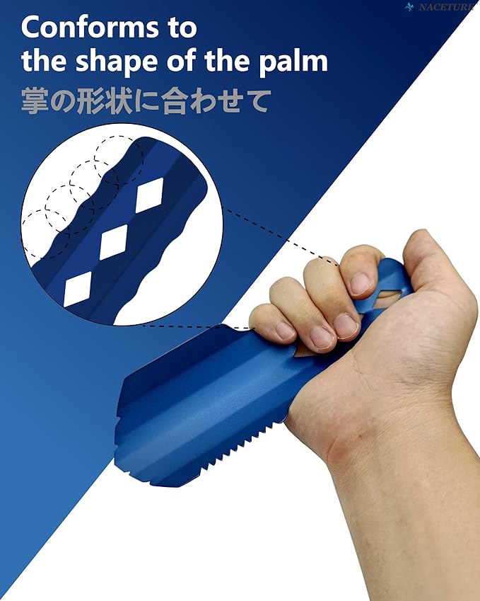NACETURE Ultralight Backpacking Trowel Aluminum Shovel Small Potty Multitool with Longer Handle