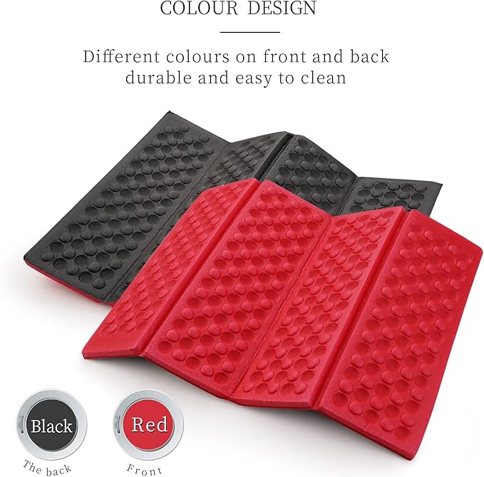 AceCamp 3940 Portable Lightweight Mini Waterproof Folding Mat, Foam Sitting Pad for Outdoor
