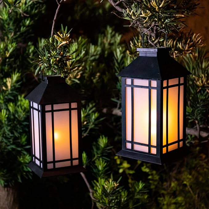 Afirst Solar Lantern Outdoor, Hanging Lights Decorative Outdoor Lighting Waterproof Umbrella Lights