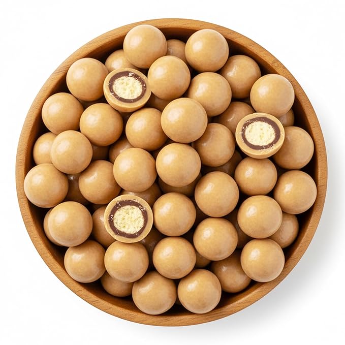 NY Spice Shop Peanut Butter Chocolate Malt Balls Party Decorations - 3 Pound Malted Milk Ball Candy