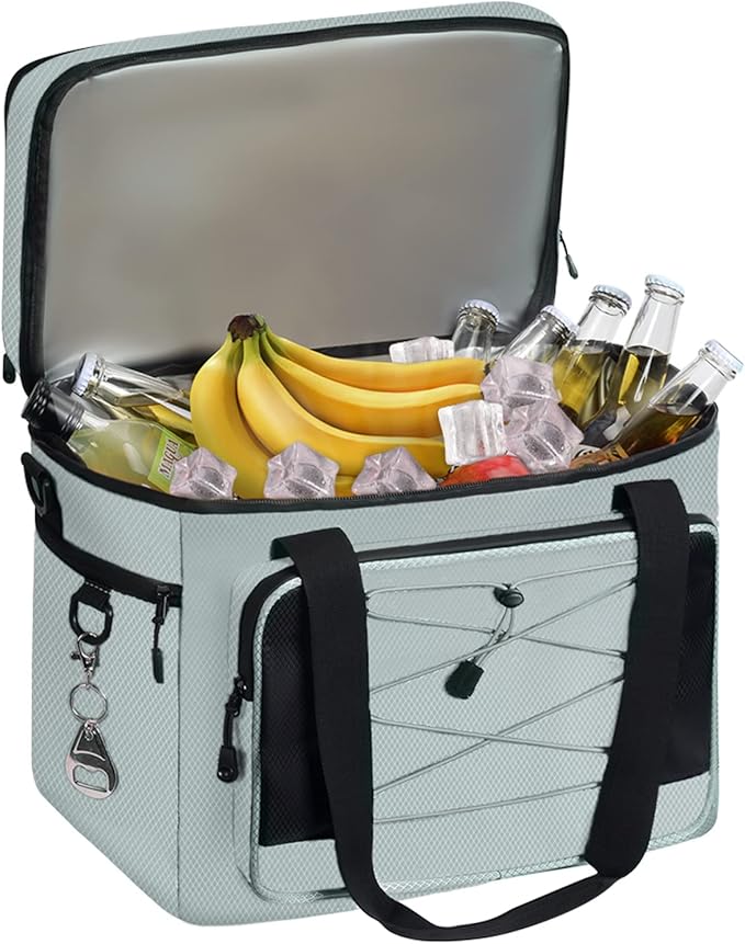 Maelstrom Collapsible Soft Cooler Bag, 24/30/60/75 Cans Beach Cooler, Ice Chest, Leakproof &