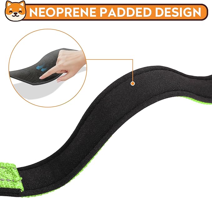 Reflective Dog Collar, Adjustable Soft Neoprene Padded Nylon Pet Collars with Buckle for Small