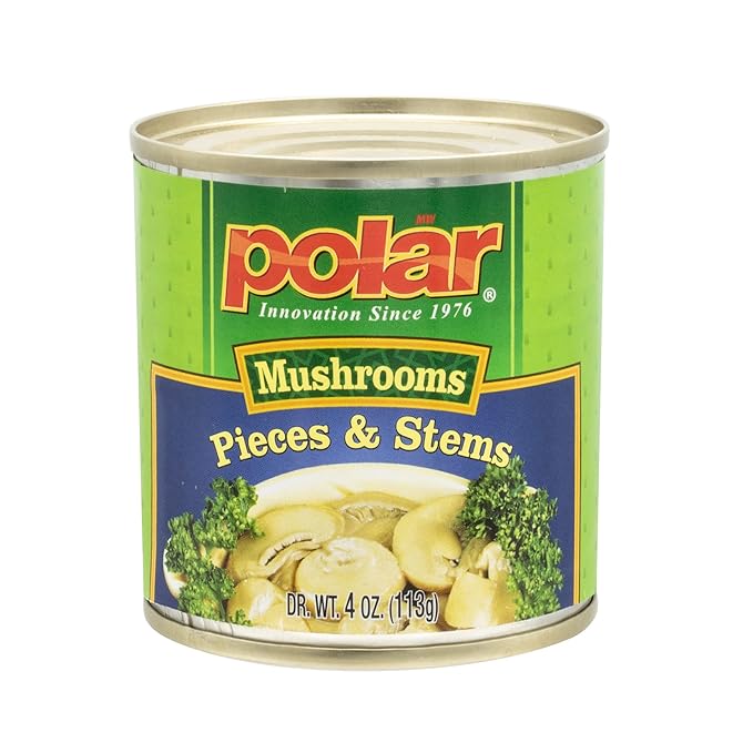 MW Polar Mushrooms, Pieces & Stems, 4 oz (Pack of 1), Great for Grilled, Sauteed, Soup, Chowder