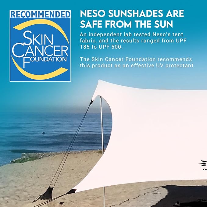 Neso Gigante - Portable Beach Tent - Ideal to Enjoy with Family and Friends - UPF 50+