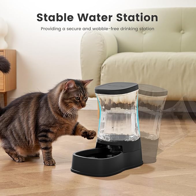 Gardner Pet Automatic Gravity Water Dispenser for Dogs, 1.0Gallon 100% BPA-Free Dog Water Bowl