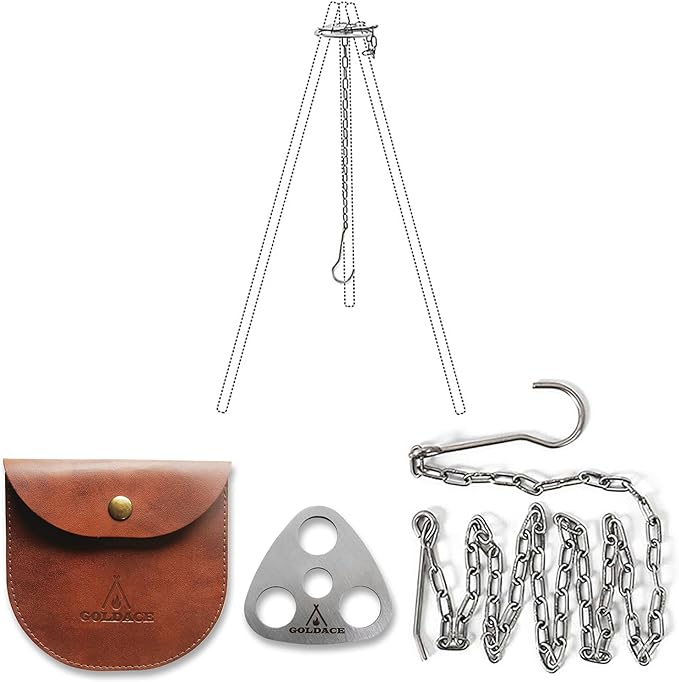 Stainless Steel Camping Gear and Equipment - Campfire Cooking Accessories Set - Radiate Portable