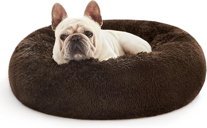 Love's cabin 24in Cat Beds for Indoor Cats - Cat Bed with Machine Washable, Waterproof Bottom