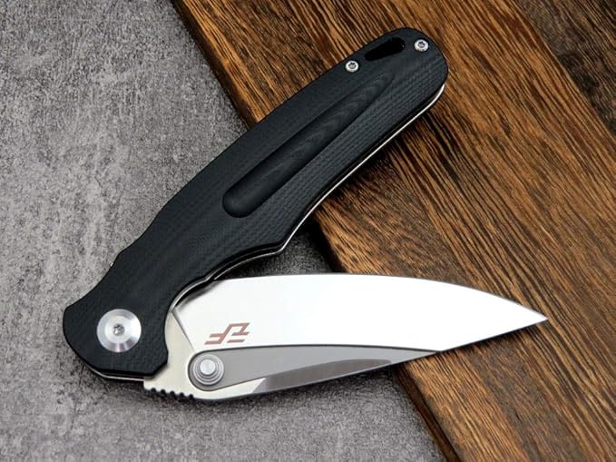 Eafengrow EF967 Pocket Folding Knife G10 Handle D2 Blade EDC Tactical Knife for Outdoor Camping