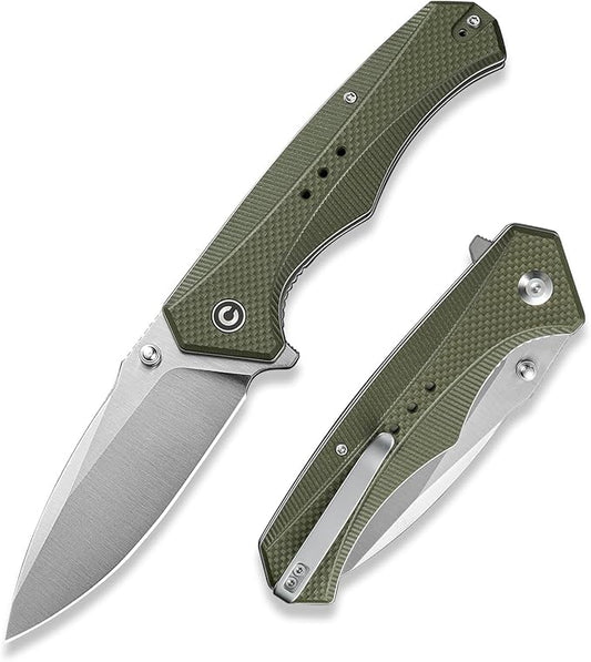 CIVIVI Photonix EDC Pocket Knife, Folding Knife with 3.7" 14C28N Blade G10 Handle with Pocket Clip