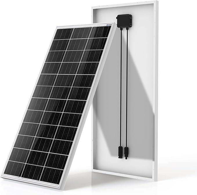 ECO-WORTHY 195 Watt Solar Panel 12 Volt Monocrystalline Solar Panel High Efficiency PV Module Power
