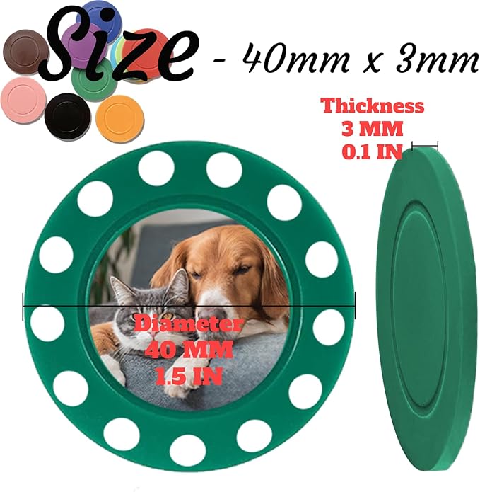 Custom Poker Chips Personalized Plastic Poker Chips with Logo Funny Parties Chips Print Your Photo