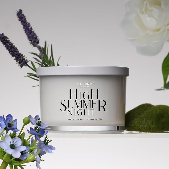 Scented Candles for Home - Large 3 Wick Jar Candles - Natural Soy Wax Candles Gifts for Women & Men