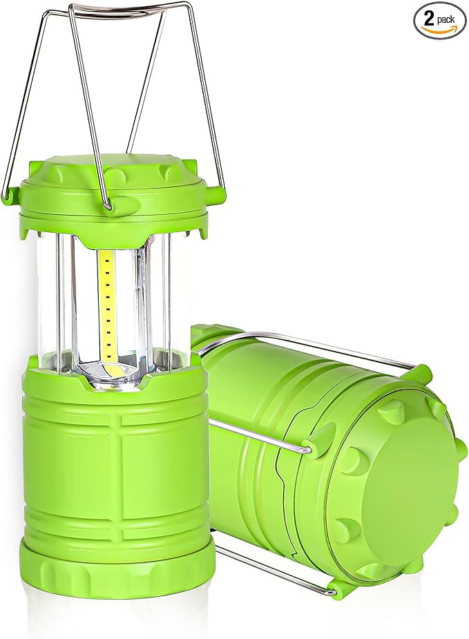 2-Pack Mini LED Camping Lanterns, Portable Camping Lights, Outdoor Tent Lights, Essential Emergency