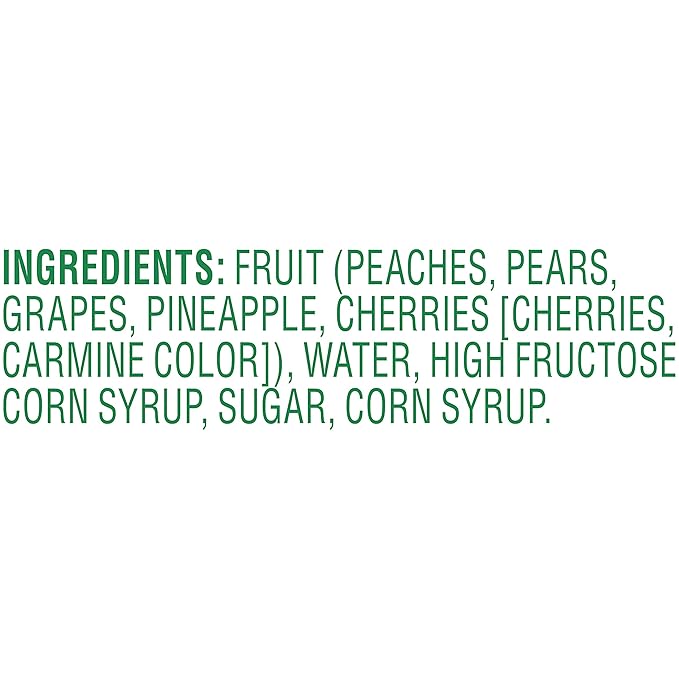DEL MONTE Fruit Cocktail in Heavy Syrup, Canned Fruit, 12 Pack, 15.25 oz Can