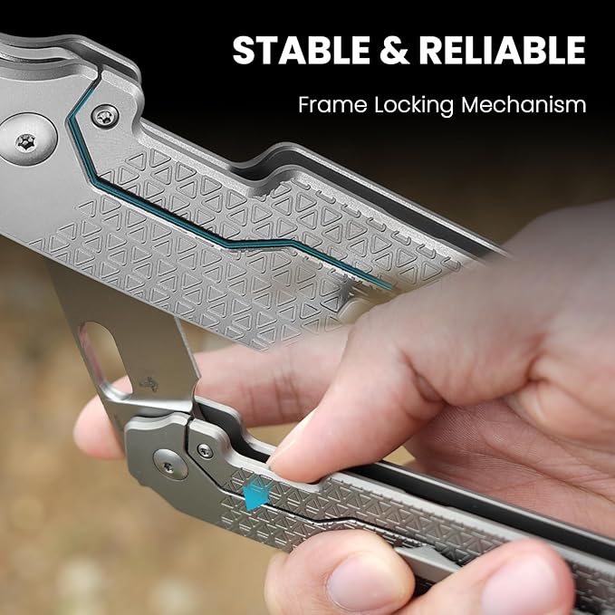 Kizer Varatas Pocket Knife, 3.27 Inches S35VN Blade Folding EDC Knife with Titanium Handle, Thumb