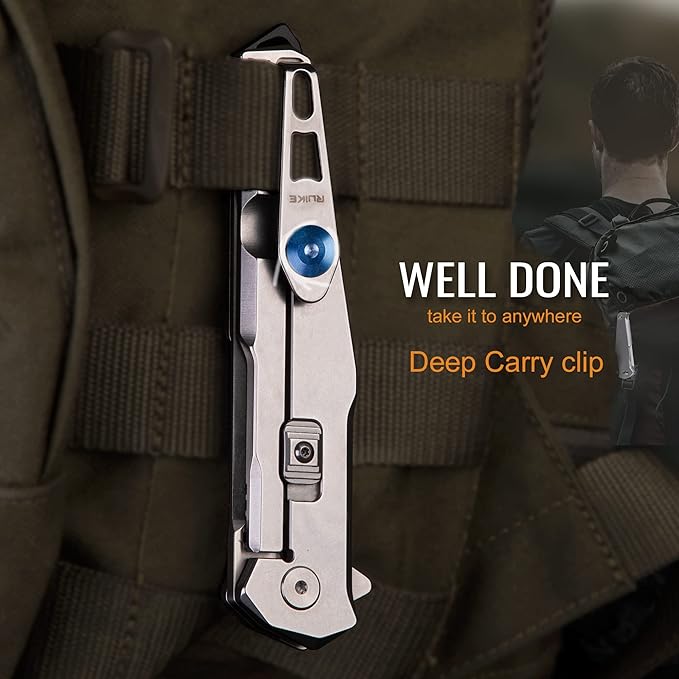 Tactical Folding Pocket Knife for men,14C28N Stainless Steel Blade,Frame Lock,G10 Handle,EDC Small