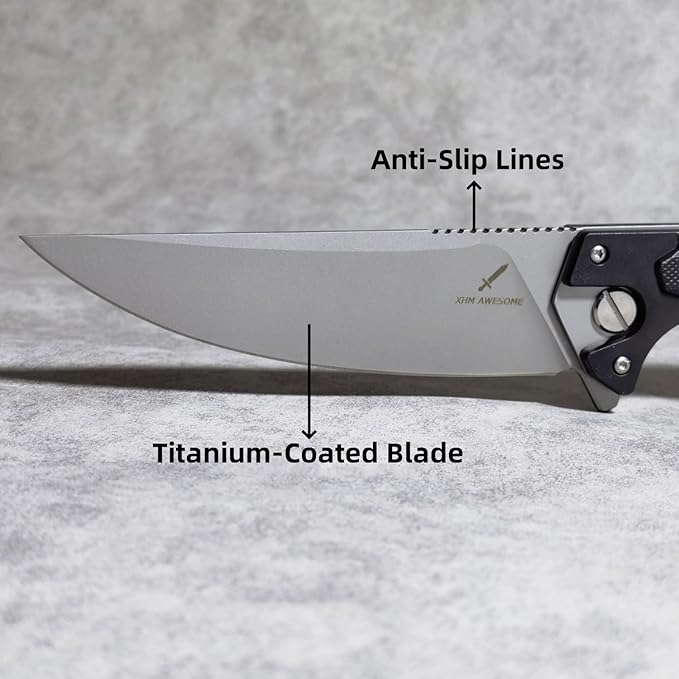 10 Inches Tactical Folding Knife - Multi-Functional Survival Knife for Camping, Hunting, Fishing