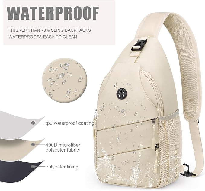 Crossbody Bags for Women Men Trendy Sling Bag Bakpack Casual Chest Bag with Convertible Shoulder