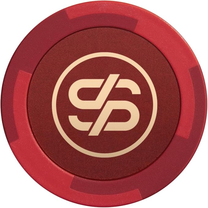 SLOWPLAY Godel Clay Poker Chips, 14 Grams Heavyweight Clay Composite, 40mm Large Chips in Bulk
