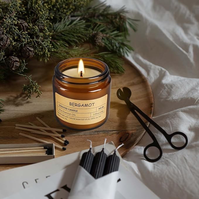 12Pack Scented Candle Set - Aromatherapy Candle Gift Set ??Long Lasting Jar Candles for Men| Women