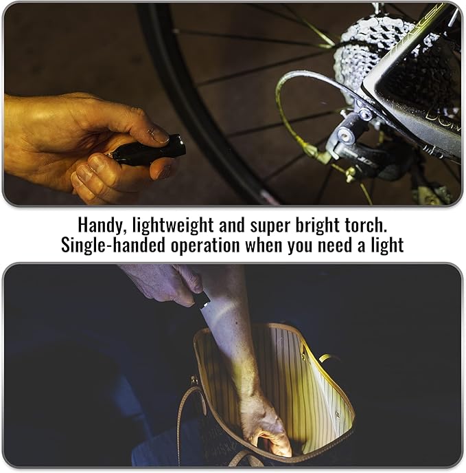 Rechargeable Keychain Flashlight, 120 Lumen Mini Flashlight, EDC Keychain Light, Flashlight