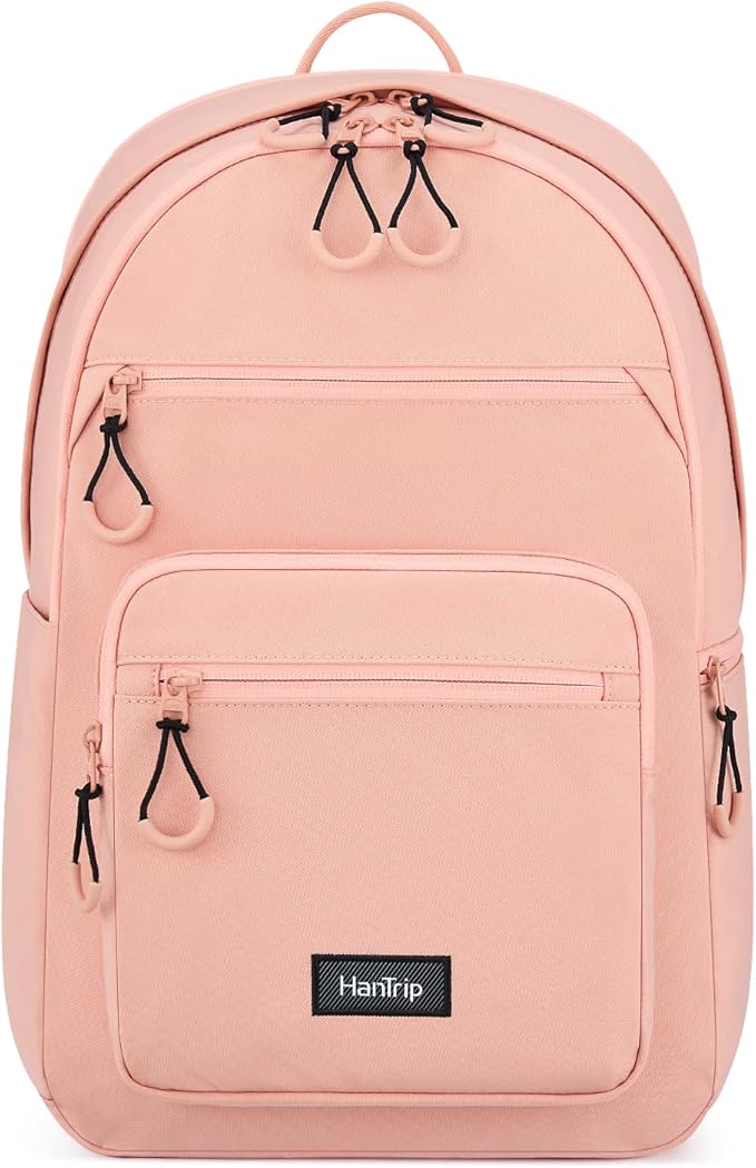 Carry On Travel Backpack For Women, 18 Inch Water Resistant Large Backpack Lightweight Bookbag For