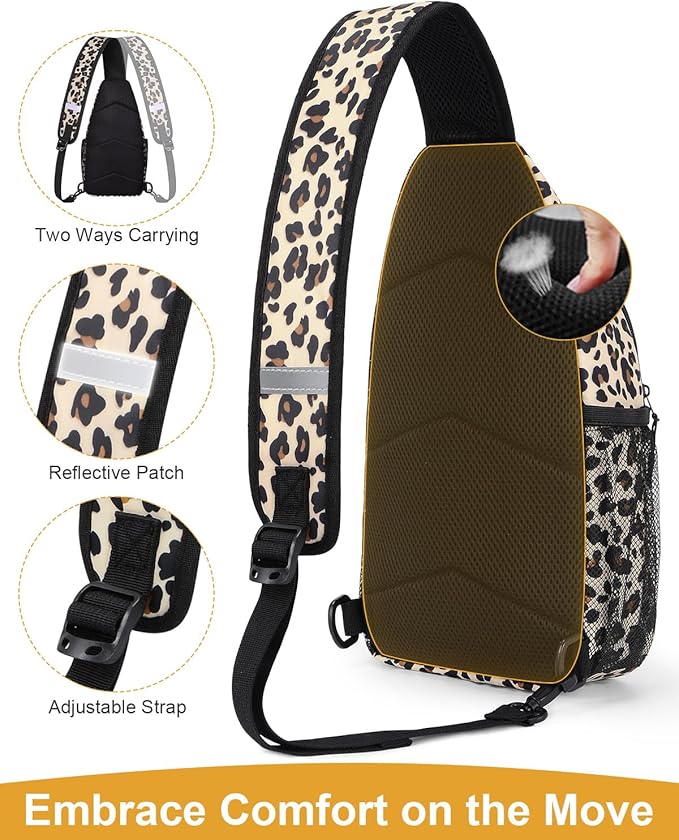 Crossbody Bags for Women Man Waterproof Sling Bag Backpack Trendy Casual Cross Body Bag with