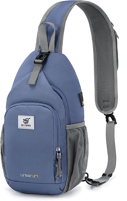 SKYSPER Sling Bag RFID Crossbody Sling Backpack Cross Body Shoulder Bag Travel Hiking Daypack for