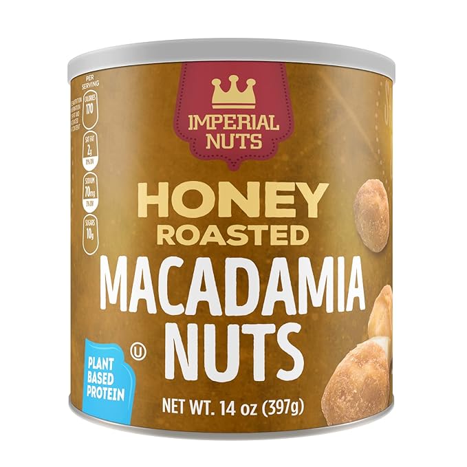 Imperial Nuts - Macadamia Nuts Oil Roasted | Flavored Nut | Gluten Free, Vegan and Keto Friendly