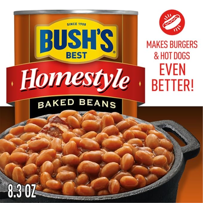 Bush's Best Baked Beans, Country Home, 4 Country Style (8.3oz), 4 Original (8.3oz), 4 Homestyle