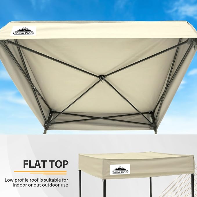 EAGLE PEAK Flex Compact 4x4 Pop-up Canopy Changing Room, Portable Privacy Dressing Room for Indoor