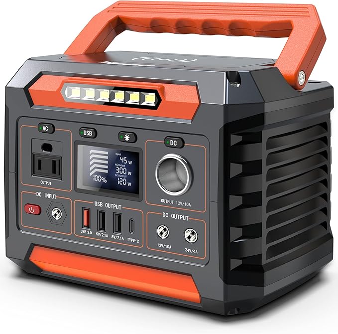 PROGENY 300W Portable Power Station, 299Wh/80818mAh Solar Generator, Regulated DC Output Backup