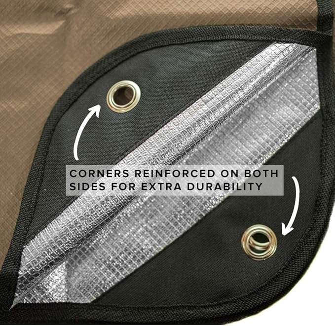 Arcturus Insulated Tarp, Reusable Heavy Duty Thermal Survival Blanket ??60x82in, Reflects 90% Body