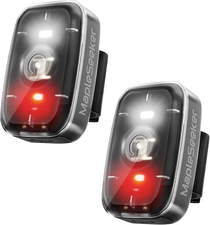 LED Safety Light, Clip On Strobe/Running Lights for Runners, Bike Tail Light with 5 Lighting Modes