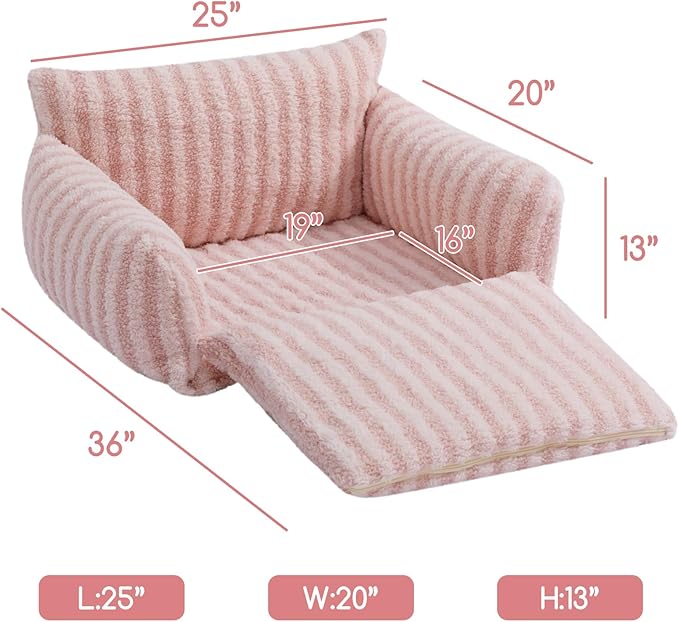 Hollypet Cat Bed Fluffy Plush Mutifuctional Double-Layer Soft Pet Couch Orthopedic Sofa Nest Beds